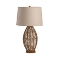 thumbnail image 6 of North Shore Ratten Table Lamp Wicker/Rattan Brown, 6 of 6