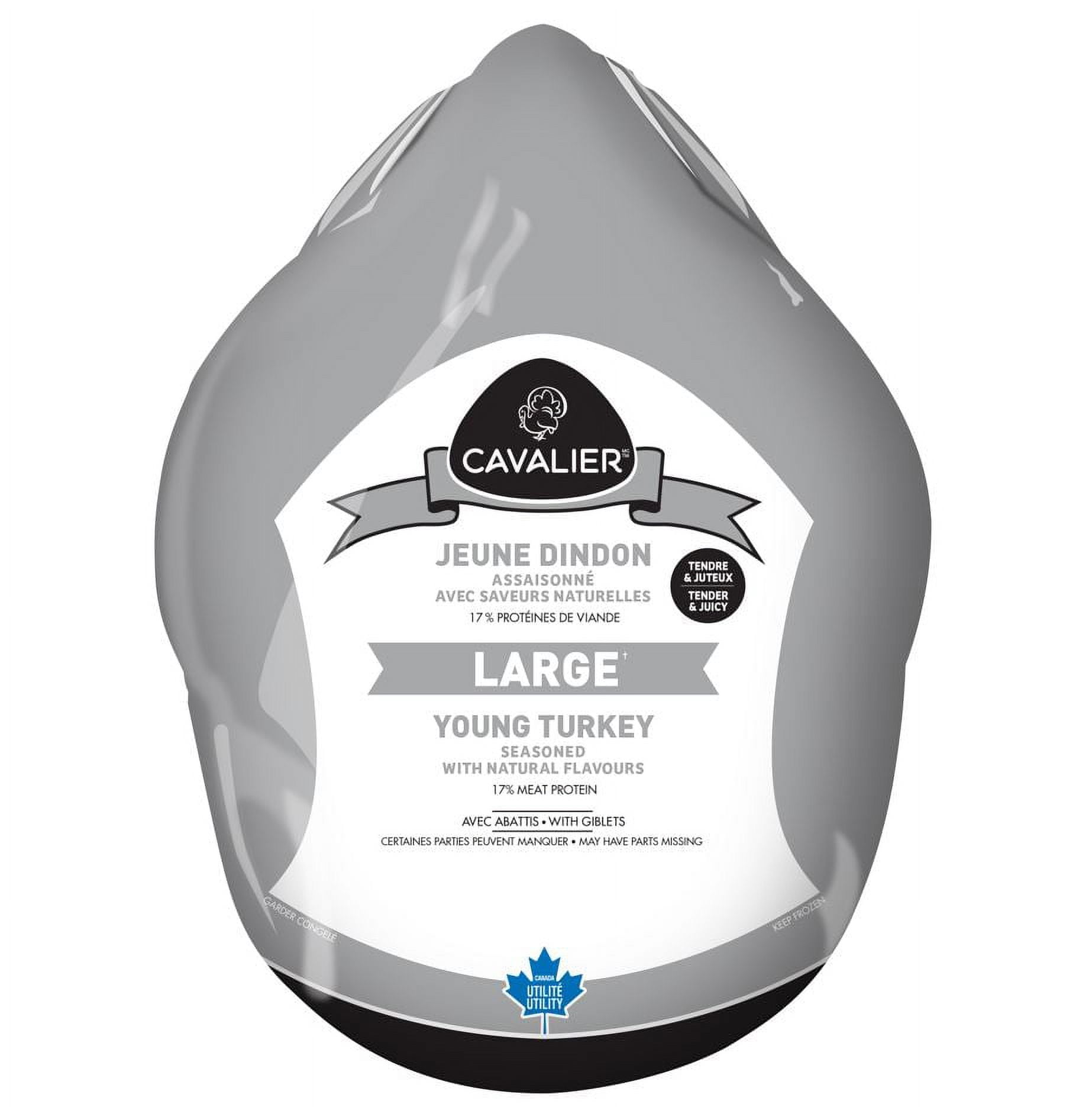 Cavalier Frozen Utility Turkey 7-9kg, 7-9 kg
