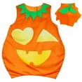 thumbnail image 3 of Halloween Light up Pumpkin Costume for Kids Toddler with Pumpkin Hat Boys Girls Fancy Dress Up, 3 of 7