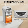 thumbnail image 4 of Hot Water Dispenser 5.8L, Stainless Steel Water Boiler and Warmer, Countertop Water Heater with 3-Way Dispense, Auto Keep Warm Electric Hot Water Pot for Tea, Coffee and Baby Formula, Silver, 4 of 12