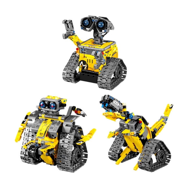 Bloques de construcción compatibles con Lego Wali Robot de programación Juguetes educativos para niños con control remoto eléctrico ensamblados