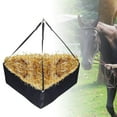thumbnail image 1 of Bolsa de heno de alimentación lenta para caballos, alimentador de esquina para caballos con agujeros colgantes, bolsa de heno de esquina, alimentador, 1 of 8