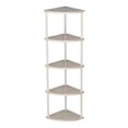 thumbnail image 3 of jifeng Corner Shelf Corner Display Shelf Durability Frees Standing Easy to Install Storage Rack Multipurpose for Kitchen Office Home 122cm, 3 of 9