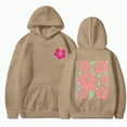thumbnail image 2 of Towmus Y2K Hoodie Women Teen Girls Hibiscus Embroidered Pullover Hooded Top Cute Floral Preppy Hoodies Sweater Sweatshirts, 2 of 4