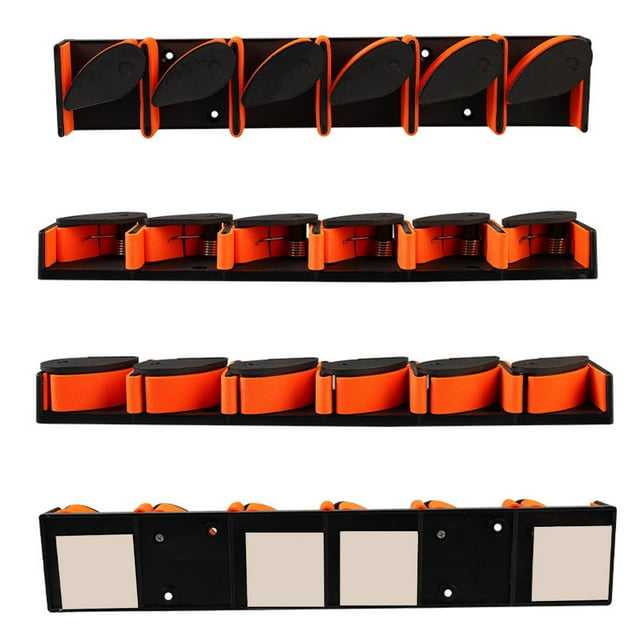 Fishing Rod Rack Holders Wall-mounted Fish Pole Holder 6-Rod Storage Racks Fishing Pole Holder Wall-mounted Fish Pole Holder Fishing Rod Rack Holders for Garage & Boat