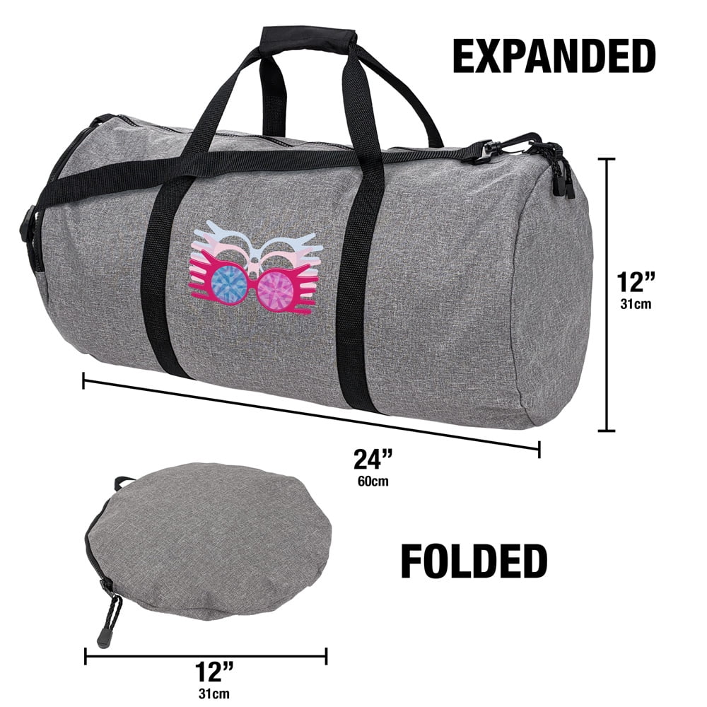 Harry Potter Luna Lovegood Specterspecs Lightweight Duffel Bag for Sports and Gym Packable for Travel