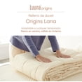 thumbnail image 3 of Relleno de Duvet Luuna Origins, Lana Australiana y Algodón Origen Natural, Hipoalergénico, Termorregulador, Individual beige Individual, 3 of 8
