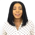 thumbnail image 1 of Women Medium Length Black Braid Wig, 1 of 3