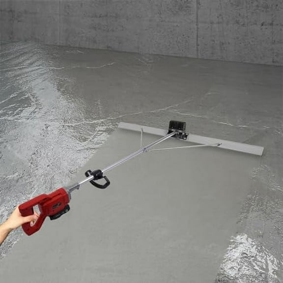 Concrete Power Screed Battery Cement Vibrating Leveler&Leveling Ruler Heavy Duty w/ 59" Screed Blade Rulder