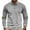 AJ10_Gray, variant on Resicozy Men's Corduroy Shirts Solid Color 2025 Fall Half Button Long Sleeves Shirt Casual Work Collared Shirt Black 3XL