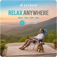thumbnail image 2 of Ostrich The Original 3N1 Lightweight Outdoor Beach Lounge Chair w/ Footrest, Blue, 2 of 12