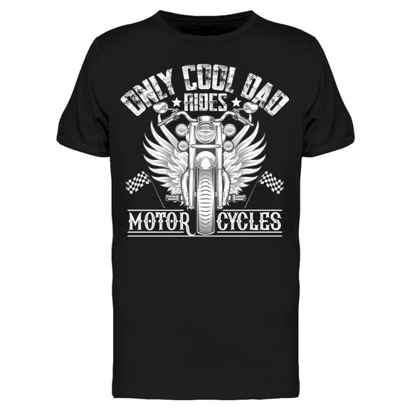Banner. Only Cool Dad T-Shirt Men -Image by Shutterstock, Male 3X-Large
