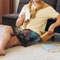 thumbnail image 5 of Logiee Cartoon Pattern Corgi Print Men's Pajama Shorts with Drawstring & Pockets,Sleep Shorts for Men,Sleepwear Bottoms,Elastic Waistband Loungewear-3X-Large, 5 of 6