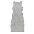 thumbnail image 2 of bar III Robe Moulante Froncée pour Femmes, Gris, TTG, 2 of 2
