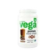 Vega Protein Made Simple Plant Based Protein Powder, Dark Chocolate, 38 Servings (36.3oz)