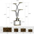 thumbnail image 6 of 66" Tall Plant Stand Indoor with Grow Light - 7 Tiered Metal Plant Shelf Indoor, Plant Stands for Indoor Plants Multiple, Tree Shaped Flower Stand Holder, Corner Plant Rack for Living Room, Patio, 6 of 9