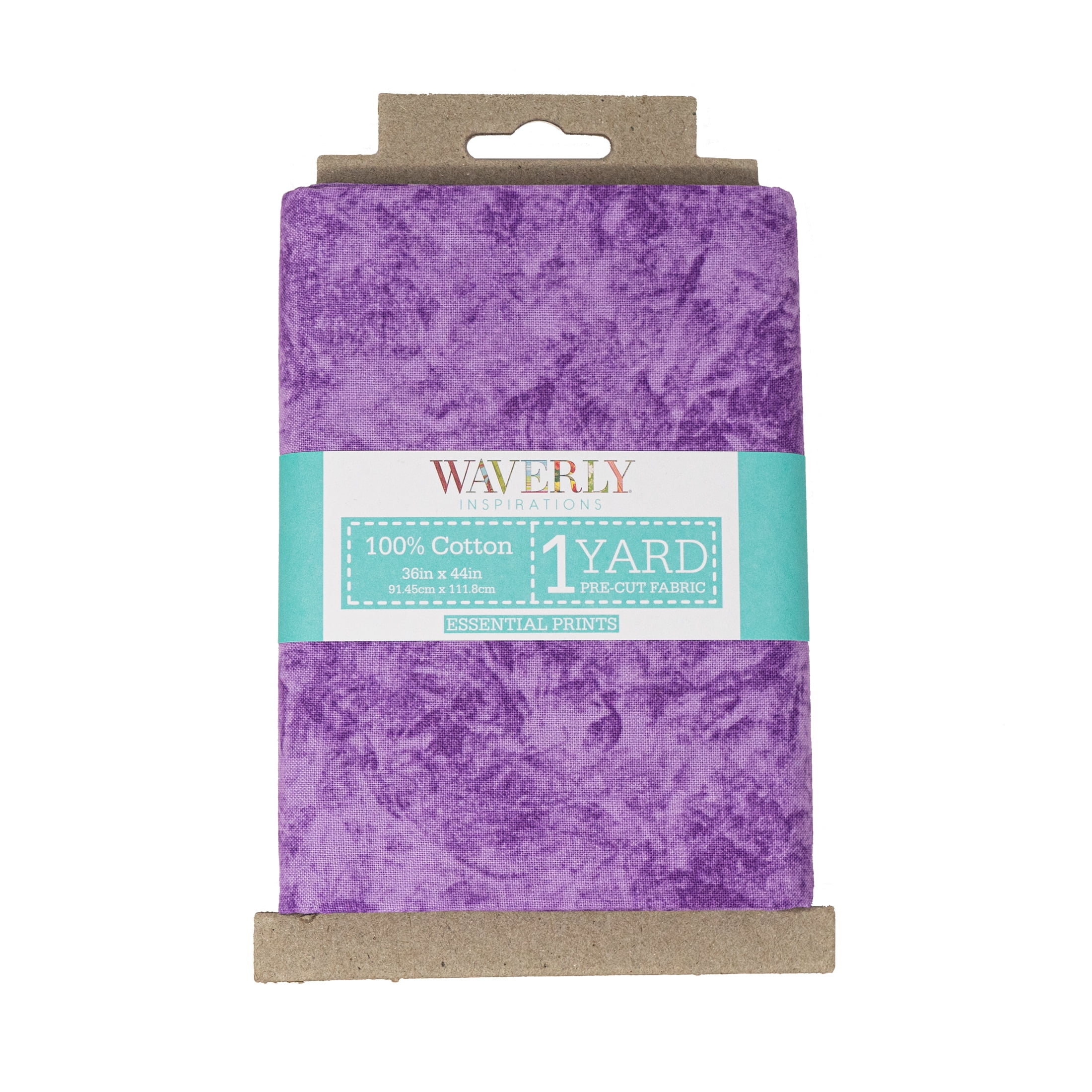 (2 pack) Waverly Inspirations 1 Yard Cut 100% Cotton Prints Fabric Batik Wisteria 44" Wide for Quilting & Sewing