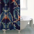 thumbnail image 4 of Waterproof Birds Of Paradise Pattern Shower Curtain 72x72 Inch Boho Style Polyester Unique Shower Curtain for Bathroom Hotel Home Decor with 12 Plastic Hooks, 4 of 5