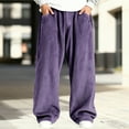 thumbnail image 2 of Rggeeun Men's Pants Corduroy Casual Trousers Classic Relaxed Straight Leg Pants Soft Ribbed Fabric For Everyday Wear Durable Versatile Bottoms For Business Leisure Outings Pants For Men, 2 of 9