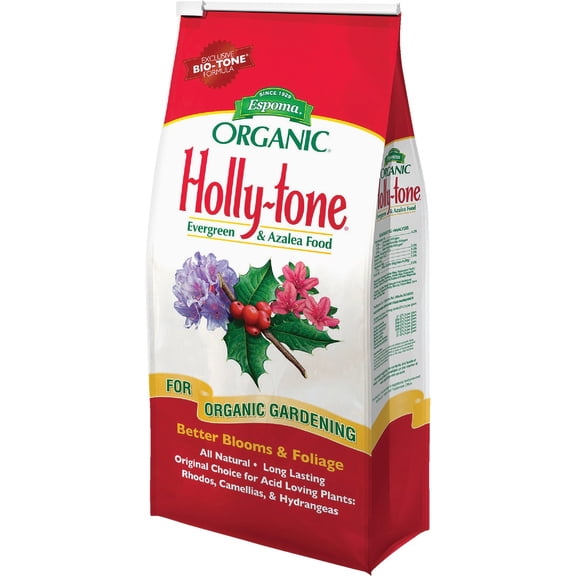 Espoma Organic Holly-Tone Plant Food - 4-3-4 NPK, Acid-Loving Shrubs - 4 lb Bag