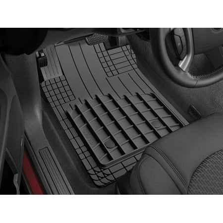 WeatherTech Black Rubber Floor Mat Set