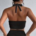 thumbnail image 5 of Women Halter Backless Tank Tops Summer Sleeveless Going Out Tops, 5 of 7