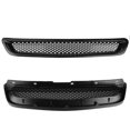 thumbnail image 3 of Front Hood Grille Grill Intake Grille Front Hood Grille Grill Air  Intake Mesh Fit For   9698 JDM TypeR Style, 3 of 8