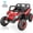 Red, variant on HHVEL 2 Seater Ride on Car with Remote, 12V Electric Car with 800W Motors, Remote Control, Bluetooth, Spring Suspension, LED Light,Black.