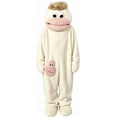 thumbnail image 3 of HaCpiu Big Mouth Monster Onesie Fun with Shoes, Mini Froggie Pajamas Funny Goofy Onesies Character Jumpsuit, Cozy Hooded Fleece Sleepwear Loungewear Theme Party Holiday Halloween Outfit, 3 of 8