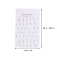 thumbnail image 4 of 8 Sheets Glitter French Nail Art Stickers U Shape Decals Manicure Nail Sticker, 4 of 8