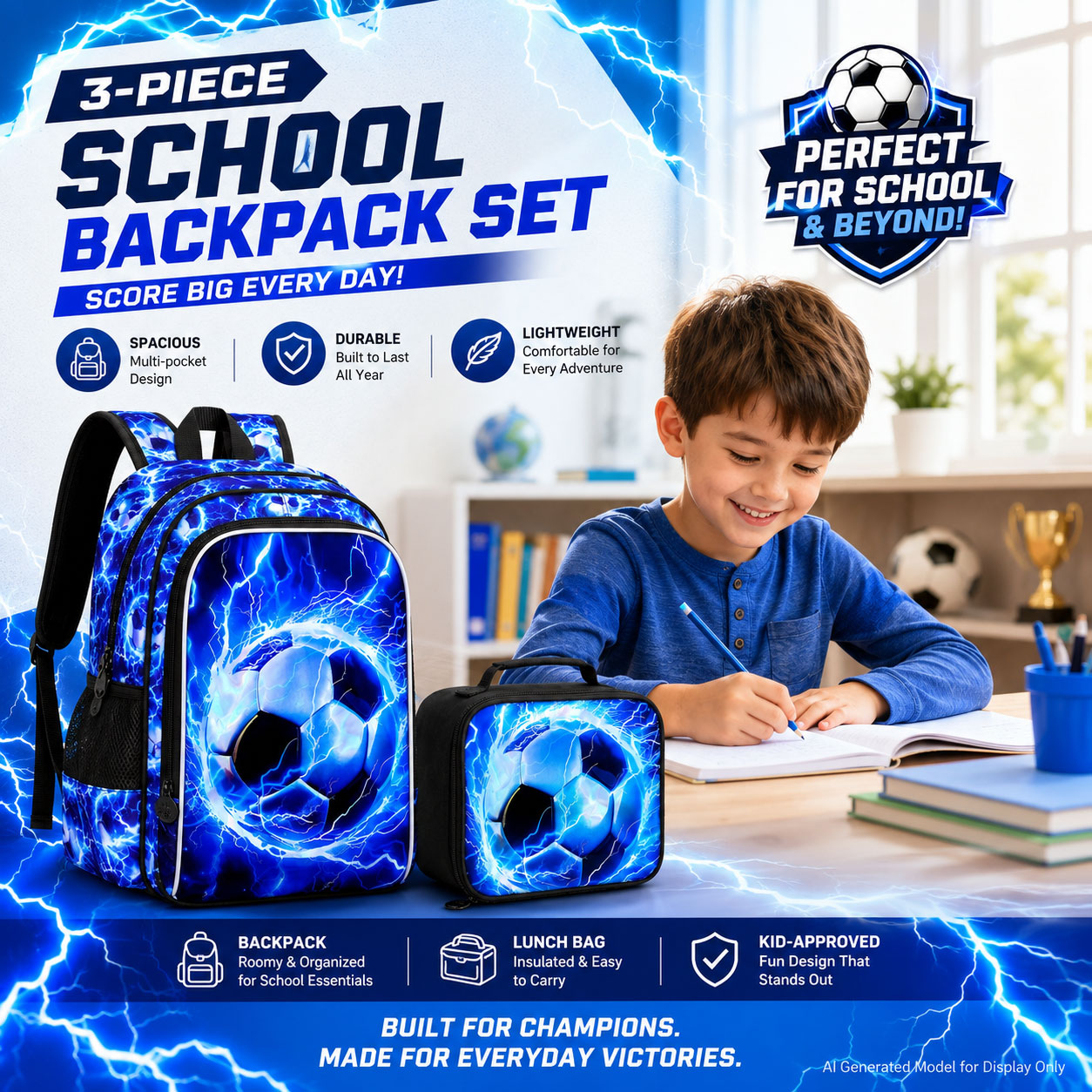 Mochila escolar para adolescentes y estudiantes de secundaria, ligera, duradera, casual, para exteriores y universidad 8