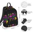 thumbnail image 2 of Disketp Mardi Gras with Flamingo Mochila Ligera e Impermeable, Mochila de Día Resistente para Viajes, Senderismo y Uso Diario para Hombre y Mujer, 2 of 7