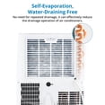 thumbnail image 6 of Powerful 14,000 BTU Portable Air Conditioner – 3-in-1 Cooling, Dehumidifier & Fan – Ultra-Quiet 51dB – Cools up to 850 Sq. Ft. – Compact, Mobile Design – Ideal for Bedroom, Office, Camping, 6 of 8