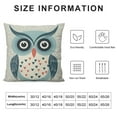 thumbnail image 5 of ARISTURING  Watercolor Green Owl Spring Summer Fall Y'all Autumn Home Sofa Chair Bed Decoration Lumbar Pillowcase Decorative Throw Pillow Cover Case, 5 of 5