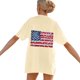 thumbnail image 5 of Blusas de Manga Corta Casuales para las Mujeres Verano Cuello Redondo Moda Impresa Blusa, Top Ligero para el Hogar Y Diario, 5 of 5