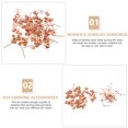 thumbnail image 2 of BESTYASH 50Pcs Rose Plated Stainless Steel Earring Posts and Backs for Making Durable Flat Post Studs, 2 of 4