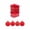 15 Red_2.36" Large, variant on OVFUIZ Christmas Ball Ornaments 24 Pcs Flocked Velvet Shatterproof Christmas Tree Balls with Wavy Embossed & Hollow Cut for Holiday Decor