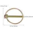 thumbnail image 2 of WRISTBIQUE 10 Pcs Heavy Duty Lynch Pin Iron Securing For Lawn Mowers Trucks Trailers, 2 of 8