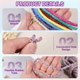 thumbnail image 3 of Uxcell Sequins Rope, 5.5 Yard 6mm Sequins Rhinestone Tube Cord for Wedding Dresses Earring Costume Clothing Shoes Jewelry DIY Crafts Making Accessory, Multicolored, 3 of 6