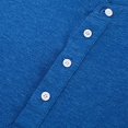 thumbnail image 4 of Floenr Mens T Shirts,Men's Plus Size Shirts Solid Color Short Sleeve T-Shirts Button-Up Shirts, 4 of 6