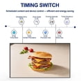 thumbnail image 2 of 32inch Digital Signage, 1000nits High Brightness Advertising Display, Slim Fit Frameless LCD Monitor, CMS Remote Publishing, 24/7 Operation, Smart Split Screen Play, HDMI/USB/WiFi/Android System, 2 of 9