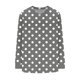 thumbnail image 5 of Heisall Womens Tops Long Sleeve V-Neck Loose Casual Tshirts Polka Dot Print Spring Autumn Fashion, 5 of 5