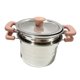 thumbnail image 5 of Sartén Sartén Cocina Utensilios de cocina Multipropósito Acero inoxidable Leche Olla Antiadherente Wok Huevo Sartén para fiesta, restaurante, co Olla de sopa rosa, 5 of 9
