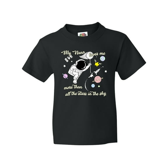 Inktastic My Nana Loves Me Youth T-Shirt