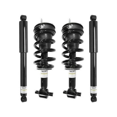 Front and Rear Suspension Strut and Shock Absorber Assembly Kit - Compatible with 2007 - 2014 Chevy Suburban 1500 2008 2009 2010 2011 2012 2013