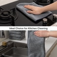 thumbnail image 5 of 12-Pack Washcloths Set, 13"x13" Luxurious Dish Towels Ultra Soft Face Towels Quick Dry Kitchen Towel Bundle Absorbent Wash Cloths(Dark Gray), 5 of 6