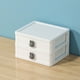 thumbnail image 5 of Caja de almacenamiento de escritorio, estilo cajón, multifuncional, para estudiantes, cosméticos, joyas, papelería, organizador, estante de almacenamiento, estuches de almacenamiento, 5 of 5