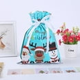 thumbnail image 4 of Cheers.US 13Pcs/Set Holiday Drawstring Gift Bags, Assorted Christmas Foil Gift Wrapping Bags, Christmas Bags, Santa Wrapping Bag with Tags, for Christmas Party Xmas Holiday, 4 of 7