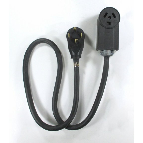 4FT long Dryer 4 prong to 3 prong Adapter Cord NEMA 14-30P Male to 10-30R Female, 30A, 250V FX487