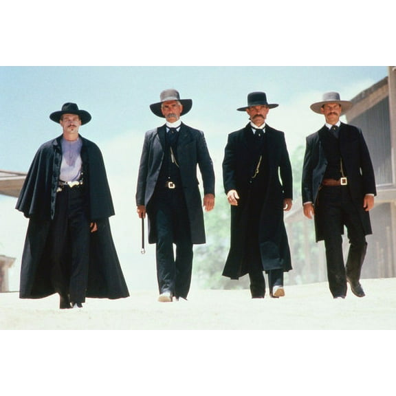 Tombstone Kurt Russell and Cast Classic walking down street 24x36 Poster